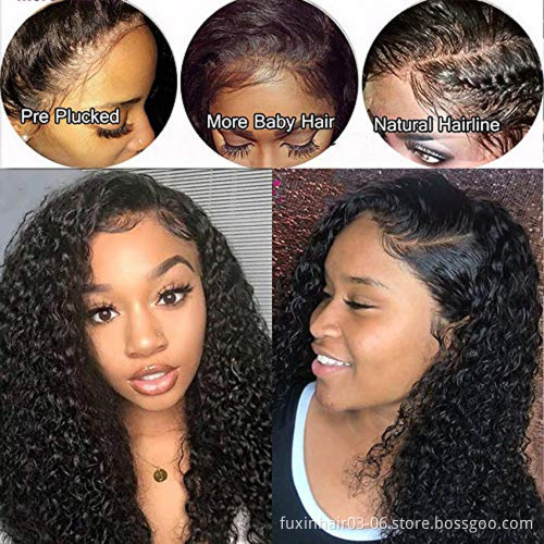 Wholesale Lots Perruque Wave Human Hair Wigs Brazilian Thin Film Hd Full Lace Virgin Hair Wigs Transparent Wig Bleached Knots